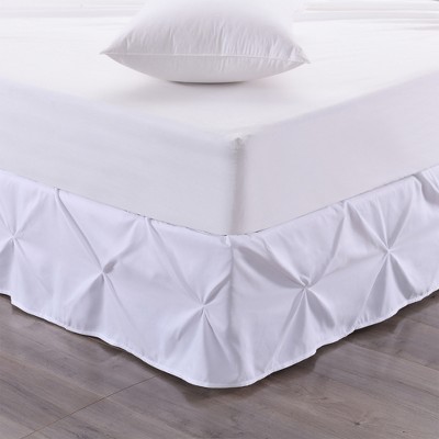 Hudson Pintuck Bed Skirt Ruffle with 14" Drop by Sweet Home Collection®