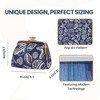Signare USA Sea Shell Blue Frame Purse for Coins - 3 of 4