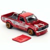 Datsun Pandem 620 Truck #41 Red Metallic with White and Graphics "2025 Thailand Diecast Expo" 1/64 Diecast Model Car by Pop Race - 3 of 4
