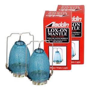 Aladdin Lox-on R150 Oil Lamp Mantle for Brighter and Cleaner Light, Set of 2 - 1 of 4