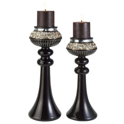 Ok Lighting Gold Max Candleholder Set