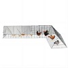 Portable Chicken Tunnel with Corner Frame Suitable for Yards, Ideal for Chickens, Ducks, and Rabbits, a Habitat for Pets to Roam - 2 of 4