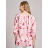 Petite V-Neck Tie-Sleeve Blouse - 3 of 3
