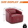 MOONMISS 360 Degree Swivel Barrel Club Chair,Leisure Arm Chair for Nursery,Hotel,Bedroom,Office,Lounge - 3 of 4