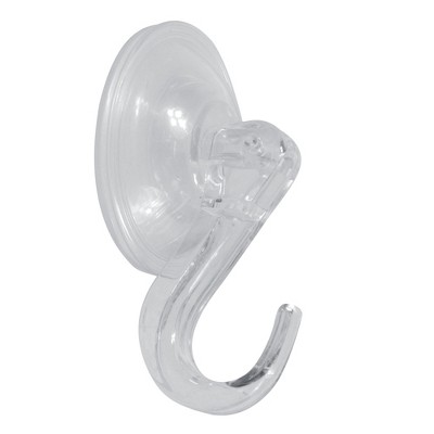 Simple Living Solutions 4" Push Lock Suction Cup Christmas Wreath Hanger, Holds up to 10 lbs