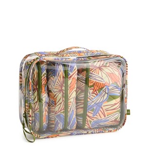 Vera Bradley Women's Outlet Clear 4 Piece Cosmetic Set - 1 of 2