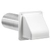 Lambro® 4-In. White Plastic Preferred Hood Vent with Tail Pipe and Removable Screen - 4 of 4