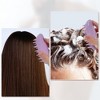 Unique Bargains Travel Size Silicone Scalp Massager Hair Brushes 1 Pc - 2 of 4
