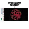 House Of Dragon Targaryen Sigil Scales Automotive Bumper Sticker - 2 of 4