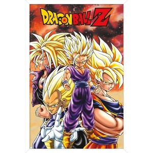 Trends International Dragon Ball Z - Saiyans Framed Wall Poster Prints - 1 of 4