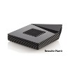 Silikomart Black Square Dessert Plate, 3.3" x 3.3" - Pack of 100 - 2 of 3