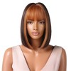 Jessie's Wig 10 Inch Short Bob Bang Wig Synthetic Wig For Women Orange Color 1 Pc/Pack - 4 of 4