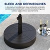 Heynemo Outdoor Foldable Umbrella Base, Adjustable Patio Umbrella Stand, Reinforced Umbrellas Holder with 85 Lbs Heavy Duty Capacity, Black - 4 of 4