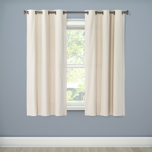 '42''x84'' Windsor Blackout Curtain Panel Cream - Eclipse, Adult Unisex, Size: (42''X84''), Ivory'