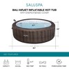 Bestway SaluSpa Bali Smart AirJet Inflatable Hot Tub Round Portable 5-7 Person Spa with 180 AirJets, App Control and EnergySense Cover, Brown Rattan - 2 of 4