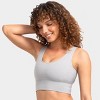 Fruit of the Loom Women's 360° Stretch Seamless Comfort Longline Sports Bra - 2 of 4