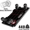 MaseiKar Furniture Mover Dolly, Heavy Duty Rolling Platform with 4 Wheels, 440 lbs Capacity, Interlocking Design for Small Furniture Moving, 2Pack - 4 of 4