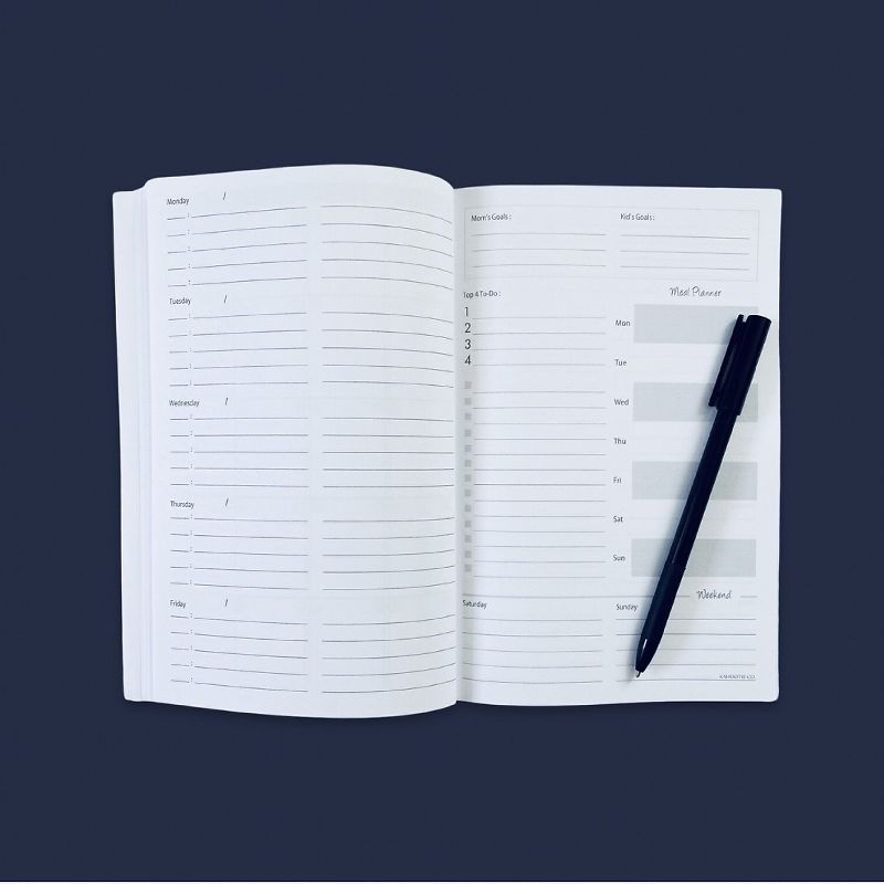 Kahootie Co. Kahootie Co Mom’s Weekly Planner 6" x 9" Navy (ITKMN), 4 of 7