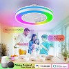 HUMHOLD 20 Inch Smart Modern Ceiling Fan with Lights and Remote/APP/Voice Control - 2 of 4