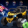 Licensed Can-Am 12V Kids Ride On UTV, Remote Control, Dual Motors, LED Lights, All-Terrain - 4 of 4