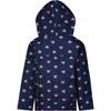 LONDON FOG Girl's Waterproof Hooded Jacket and Pant Rainsuit Sets - 4 of 4
