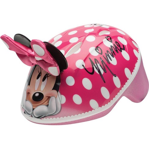 Minnie Mouse 3d Bow And Ears Cycling Toddler Girls Bike Helmet Pink Target