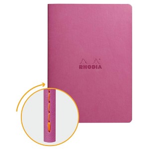 Rhodia Rhodiarama Sewn Spine Notebook - Dot grid 32 Sheets - 6 x 8 1/4 - Lilac - 1 of 3