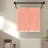 Unique Bargains Bathroom Travel Camp Absorbent Quick Drying Solid Cotton Hand Towels 14" x 28" - 2 of 4