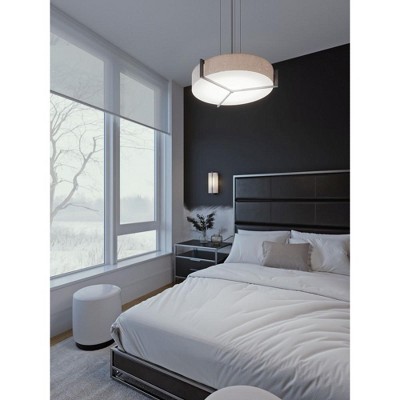 AFX Apex 3 - Light Pendant in  Satin Nickel/Weathered Grey