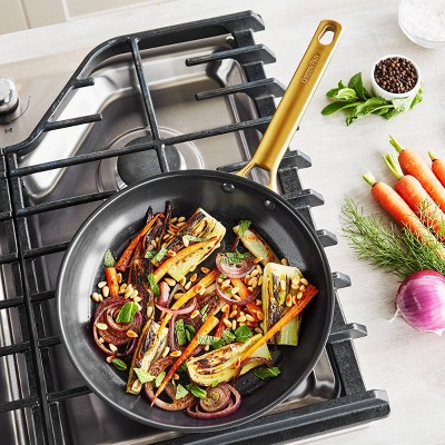 Black and Gold 10-Piece Nonstick Aluminum Cookware Set