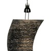 John Timberland Water Ripple Japanese Zen Waterfall Ripple Indoor Tabletop Fountain with Light 17 1/4" for Table Office Desk Home Bedroom Living Room - 3 of 4