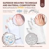 SAVILAND U V Gloves for Nails: UPF200+ High-tech Professional U V Gloves (White) (B-white) - 4 of 4