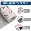 homfan Washable Runner Rug for Hallway Floral Print Kitchen Runner with Non-Slip Backing, Non-Shedding Low Pile Accent Rug - 3 of 4