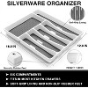 Attop 49-Piece Silverware Set with Organizer, Heavy Duty Stainless Steel Flatware for 8 Rust-proof - 4 of 4
