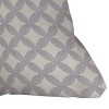 16"x16" Holli Zollinger Junglia Weave Square Throw Pillow Gray - Deny Designs - 3 of 4