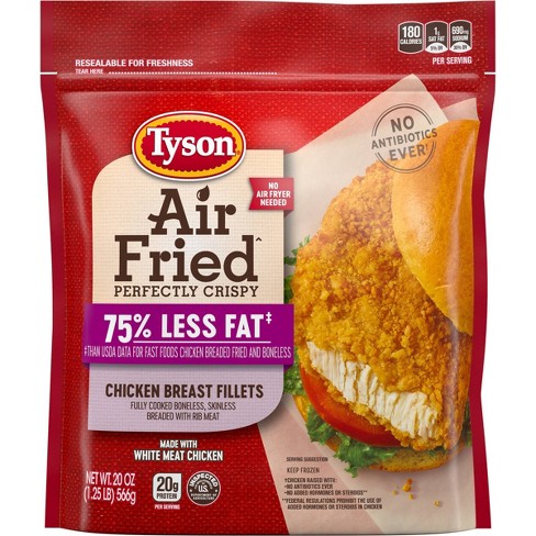 Tyson Air Fried Chicken Fillets - Frozen - 20oz : Target