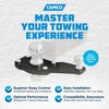 EAZ LIFT Powder Coated Steel Easy to Install Sway Control Left or Right Utility Ball Mount Adapter for 2 Inch Ball Mounts, Gray - 2 of 4