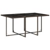 vidaXL 9 Piece Patio Dining Set with Cushions Poly Rattan - 4 of 4