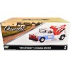 1969 Chevrolet C-30 Dually Wrecker Tow Truck White and Blue "Hazzard County Garage" 1/18 Diecast Model Car by Greenlight - 4 of 4