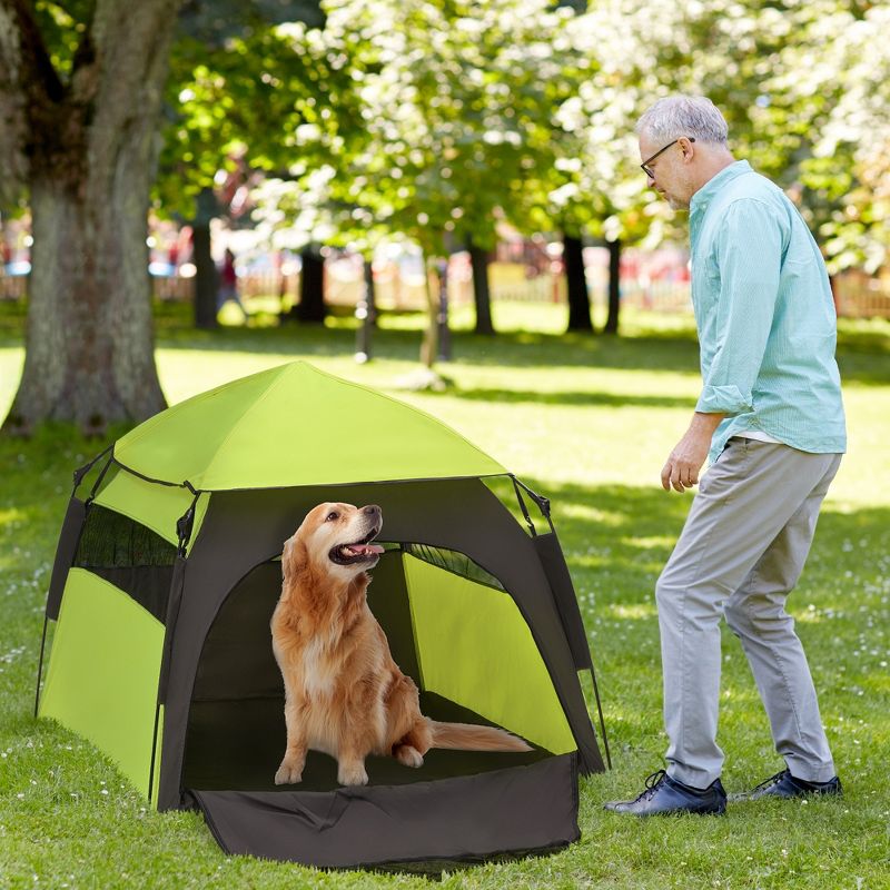 PawHut Pop Up Dog Tent for Extra Large and Large Dogs, Portable Pet Camping Tent with Carrying Bag for Beach, Backyard, Home, 3 of 7