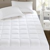 NicBex Microfiber Quilted White Mattress Pad for Stain-Resistant & Moisture Wicking,Bedroom Bed Mattress in a Box - 3 of 4