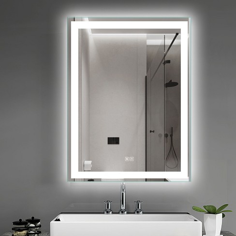 Nadia Led Bathroom Mirror Wall-mounted Vanity Mirror With Anti Fog ...