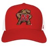 University Of Maryland Mascot Cotton Twill Trucker Cap Red OS - 2 of 4