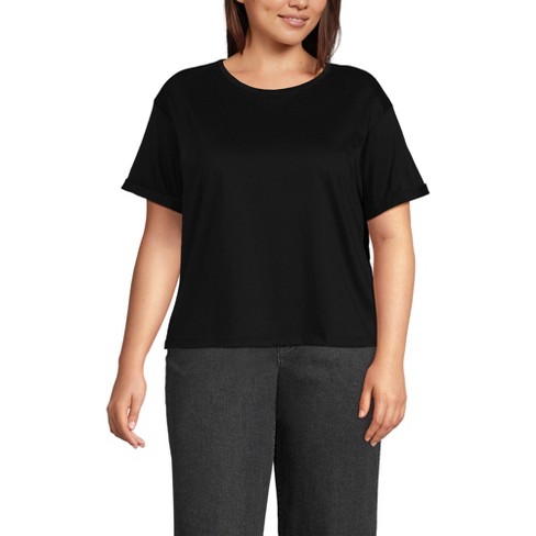 Lands end women's short sleeve t shirts hot sale