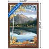 Trends International Lantern Press - Longs Peak & Bear Lake Fall Framed Wall Poster Prints - 3 of 4