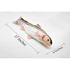 Collectible Wildlife Gifts | Rainbow Trout Plush Toy, Realistic Stuffed Animal, Soft Plush Fish, Stuffed Fish, Educational, Toy, Kids, Gift,  17 - 2 of 4