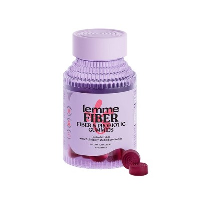 Lemme Fiber and Probiotic Gummies - 60ct