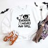Simply Sage Market Women's Graphic Sweatshirt Horror Movies and Chill - 3 of 4