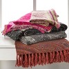 Mark & Day Thiersee 50"W x 70"L Bohemian/Global Charcoal Throw Blankets - 3 of 3