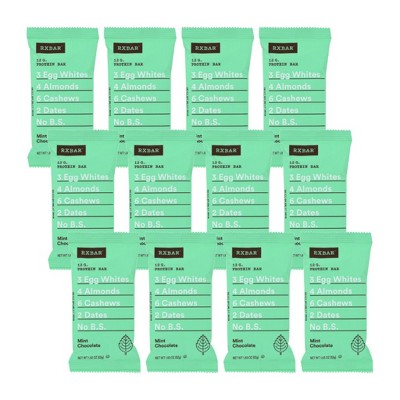Rxbar Mint Chocolate Protein Bar - 12 bars, 1.83 oz